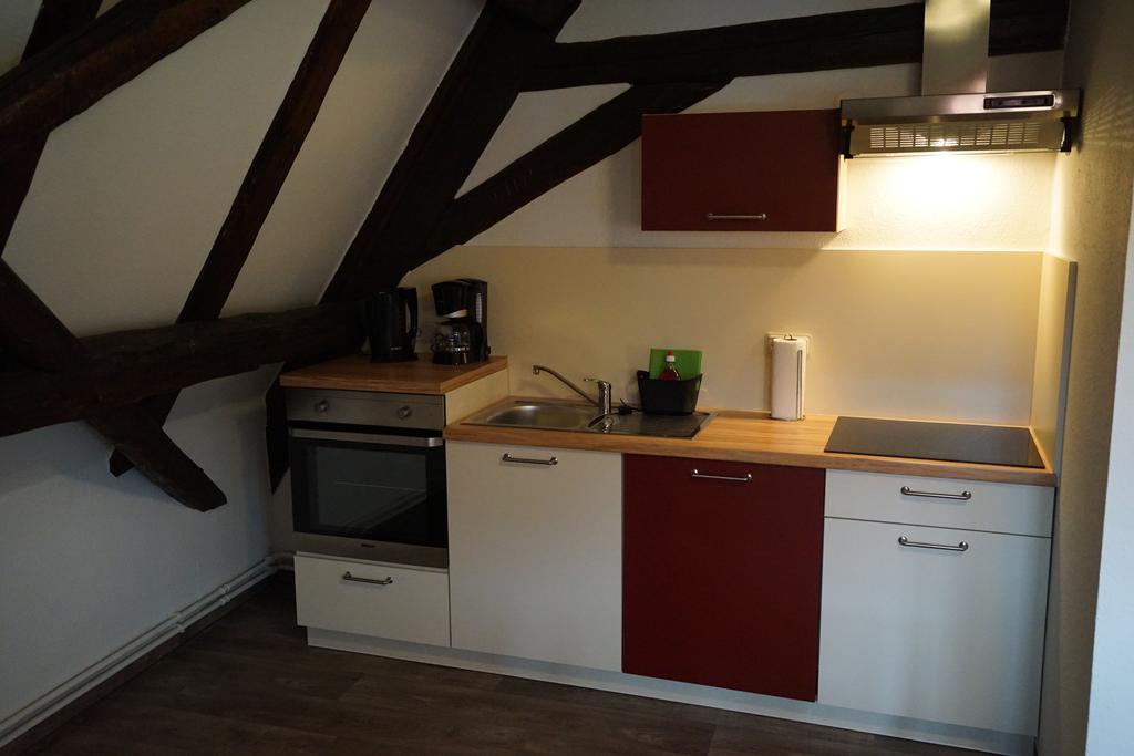 Kaufmannshaus Anno 1613 Apartment เควดลินบวร์ก ห้อง รูปภาพ