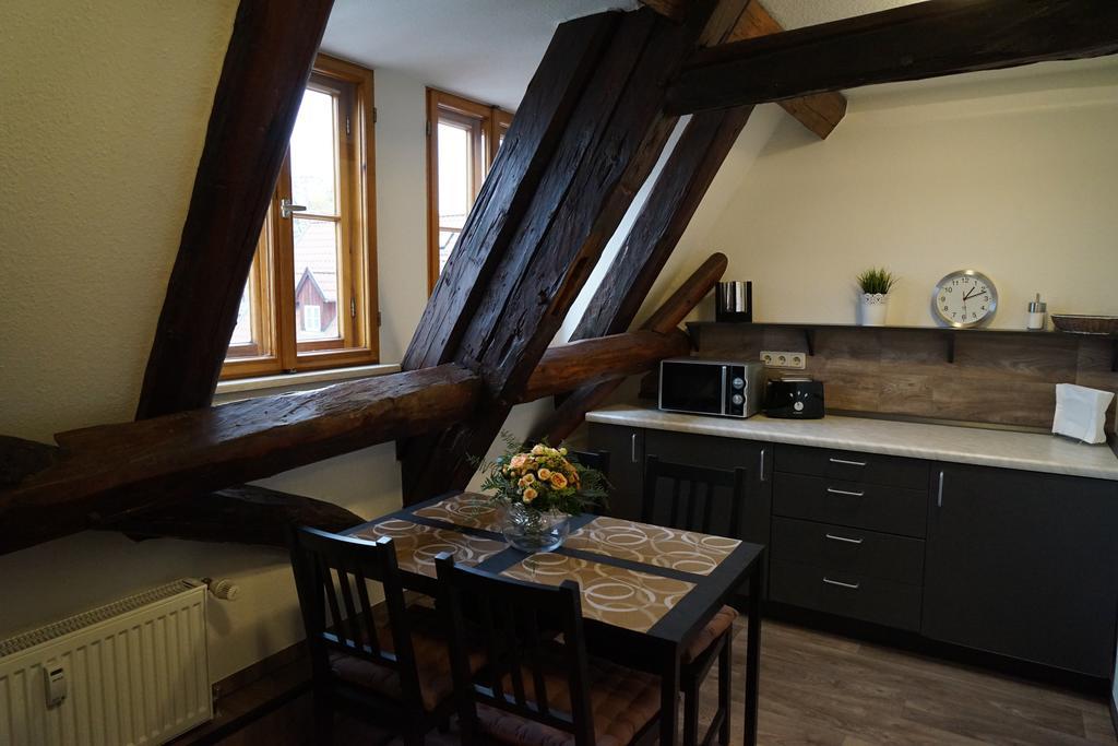 Kaufmannshaus Anno 1613 Apartment เควดลินบวร์ก ห้อง รูปภาพ